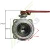 Кран DN80 (под БРС camlock)