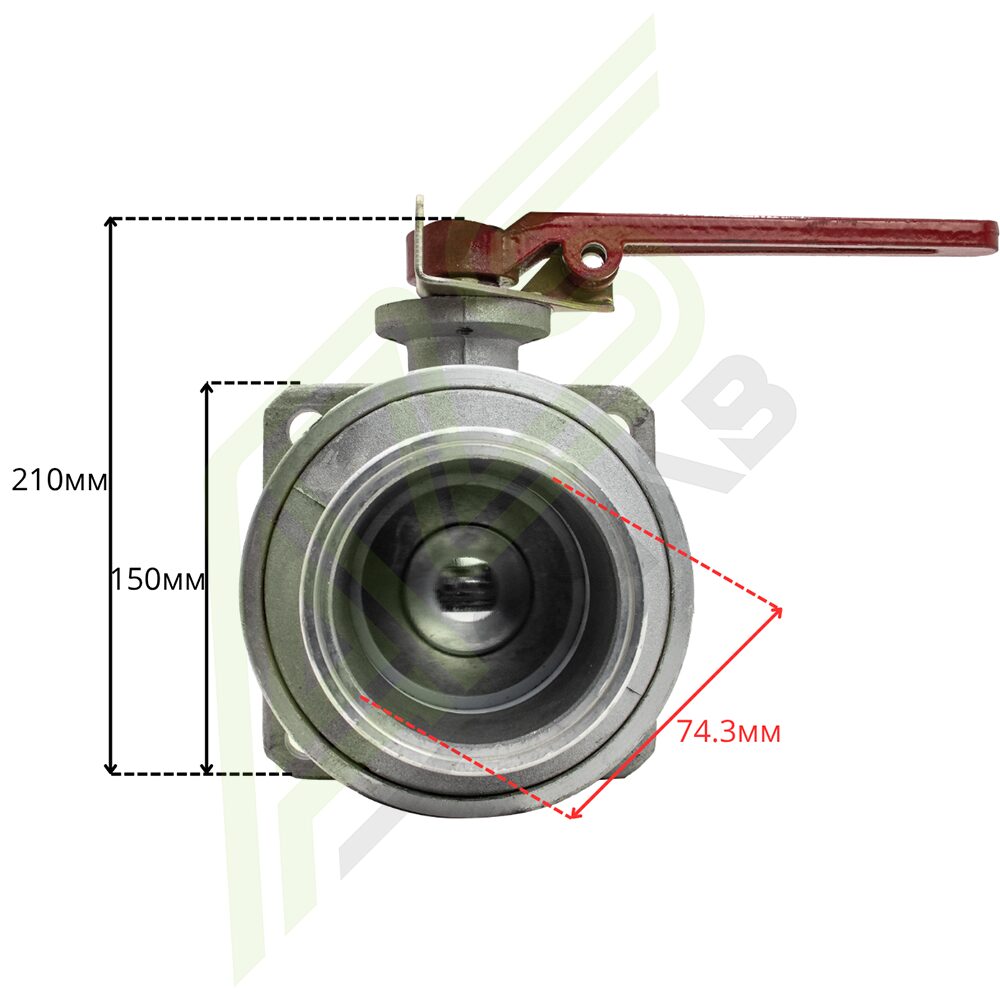 Кран DN80 (под БРС camlock)