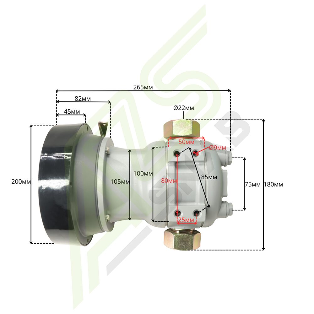 СЖ-ППО-25-Размеры