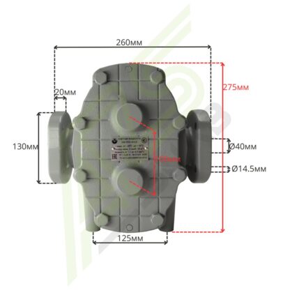 СЖ-ППО-40-Размеры